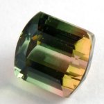 画像1: トルマリンバイカラー ファンシーカット 7.1x7.7mm (1)