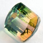 画像1: トルマリンバイカラー ファンシーカット 7.6x8.3mm (1)