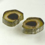 画像2: トルマリンバイカラー スライスカット 10x13mm (2)