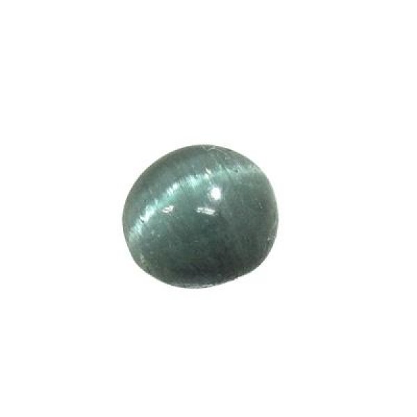 レアストーン　アイオライト&エメラルド&トルマリン&マイカ共生丸玉5.78cm トルマリンキャッツアイ オーバルカボ 7.5x8.0mm - アサオ工芸