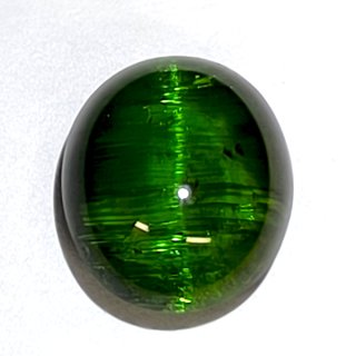 トルマリンキャッツアイ オーバルカボ 9.0x11.3mm - アサオ工芸