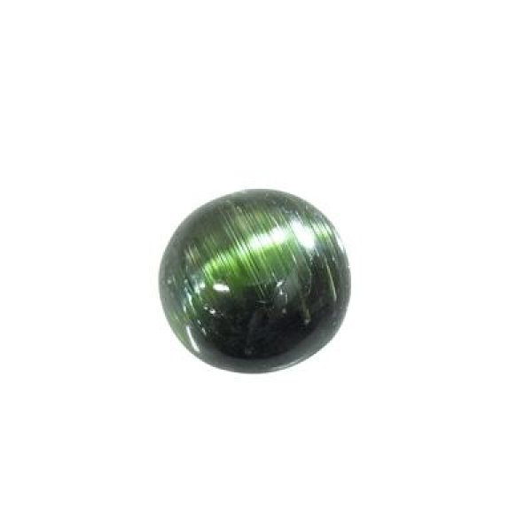 トルマリンキャッツアイ クッションカボ 10.1x10.4mm - アサオ