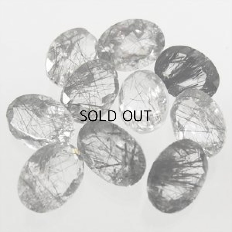 画像2: トルマライズドクォーツ オーバルカット 10x14mm (2)