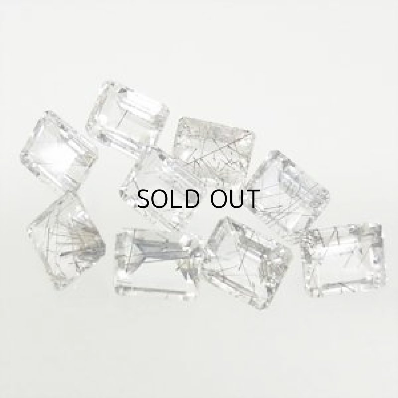 画像2: トルマライズドクォーツ オクタゴンカット 8x10mm (2)