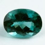 画像1: トルマリン(ライトブルー) オーバルカット 7.6x10.0mm (1)