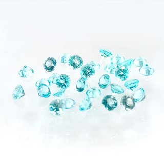 パライバトルマリン ラウンドカット 2.4-2.5mm - アサオ工芸オンライ  