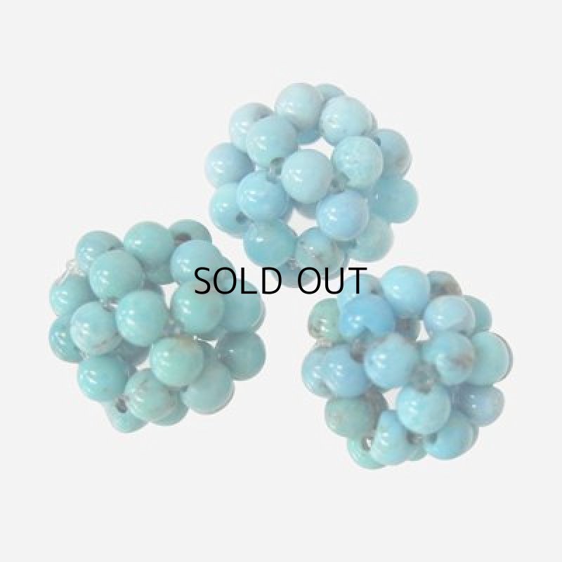 画像1: トルコ石 丸玉ボール 13mm (1)