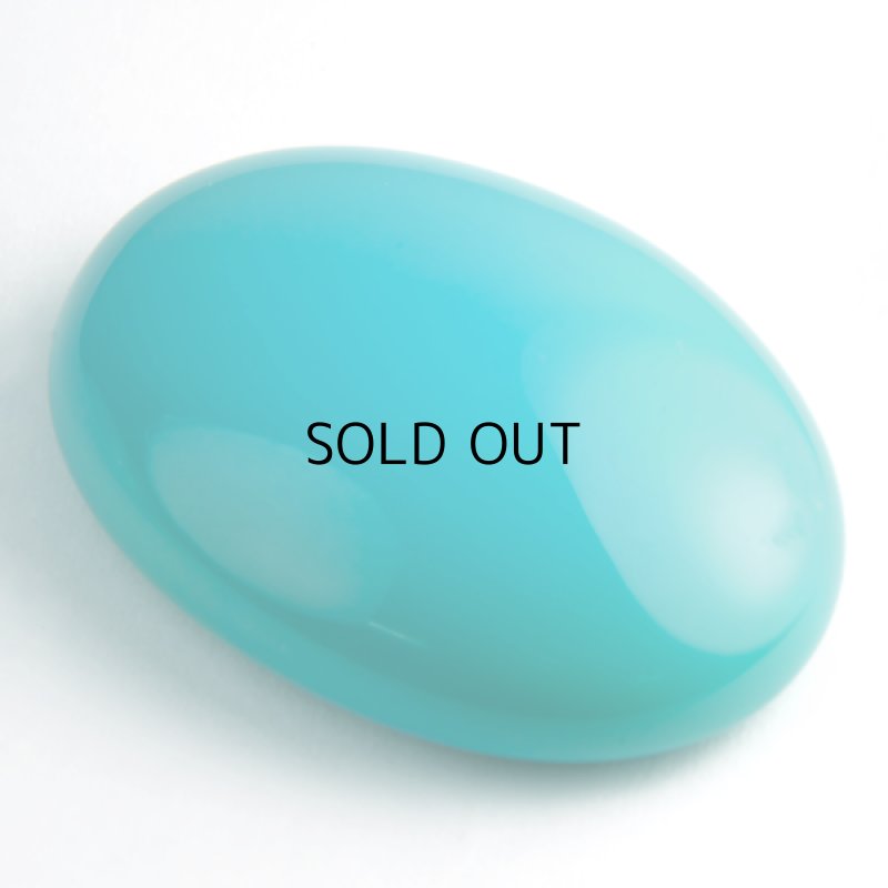 画像2: トルコ石 オーバルカボ 22.2x30.5mm (2)