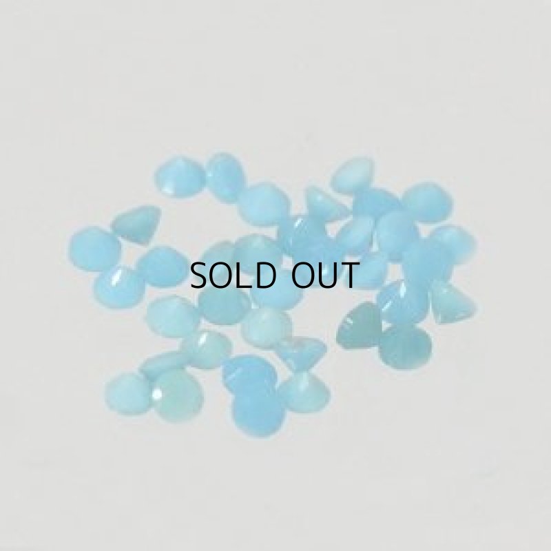 画像1: トルコ石 ラウンドカット 3mm (1)