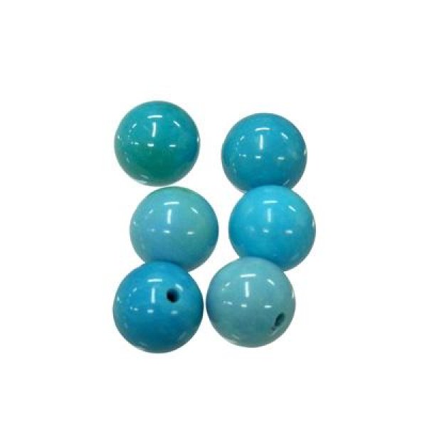 トルコ石 丸玉(貫通) 5.9-6.5mm - アサオ工芸オンラインショップ