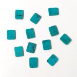 画像1: ネットトルコ石 角板(面取) 8x10mm (1)