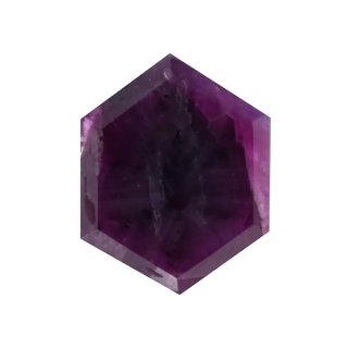 パープルサファイア ヘキサゴン 9.5x11.0mm - アサオ工芸