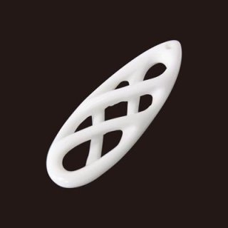 ホワイトアゲート カービング 13x40mm - アサオ工芸オンライショップ