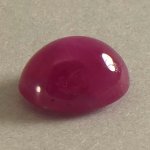 画像2: ルビー オーバルカボ 7.3x9.3mm (2)