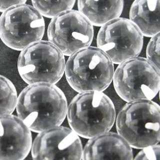 白水晶 丸玉(片穴) 12-12.5mm - アサオ工芸オンライショップ