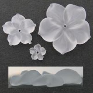 白水晶(フロスト) カービング(花)貫通 12mm - アサオ工芸オンライショップ