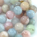 画像2: ベリル(マルチカラー) 丸玉連(35-40CM) 10-10.5mm (2)