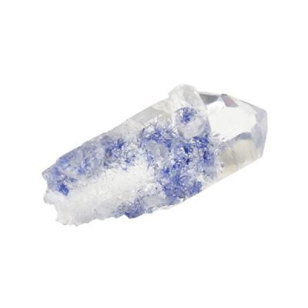 デュモルチェライトinクォーツ 結晶(ポイント) 17x41mm