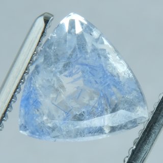 デュモルチェライトinクォーツ 結晶(ポイント) 17x41mm