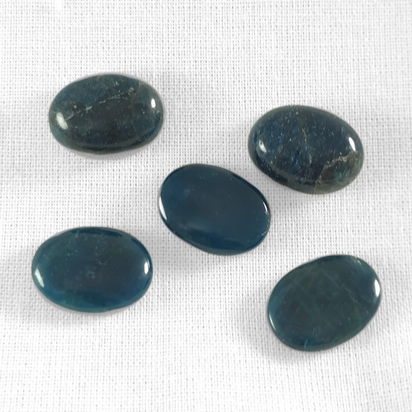 画像1: アパタイト オーバルカボ 12X16mm (1)