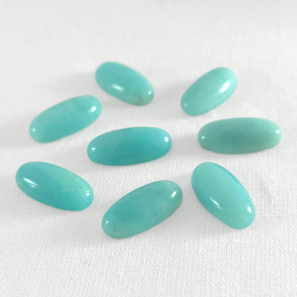 画像2: アマゾナイト オーバルカボ 8x16mm (2)