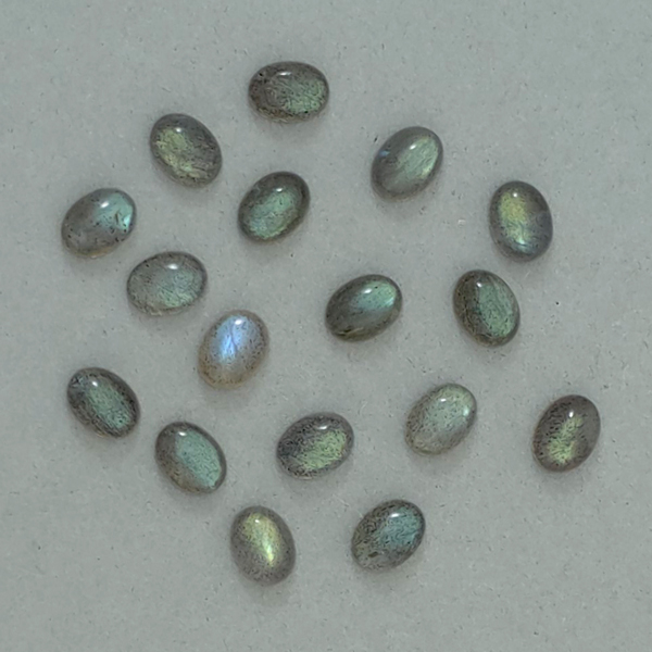 画像2: ラブラドライト オーバルカボ 6x8mm (2)