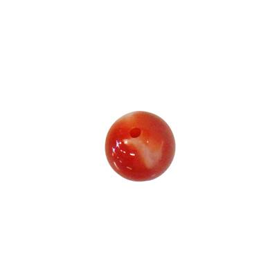赤サンゴ（血赤） 丸玉（片穴） 6-6.5mm - アサオ工芸オンライショップ